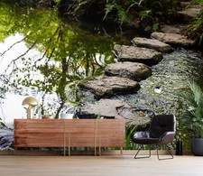 3D Stein Straße Q3874 Tapete