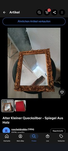 Alter kleiner vergoldeter - kleiner, ,vergoldeter