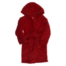 Primark, Bademantel, Größe: 98, Rot, Polyester, Einfarbig, Fleece -wXk