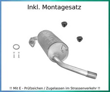 Endschalldämpfer für Toyota RAV 4 I 2.0 16V 4x4 auch Cabrio Auspuff Montagesatz