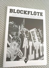 FANZINE ULTRAS FLYER BLOCKFLÖTE #222 MÖNCHENGLADBACH v RB LEIPZIG 2024/2025