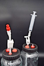 Mushroom Liquid Culture / Pilz Flüssigkultur Gläser 2×700 ml – Luer-Lock System