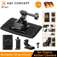K&F Concept Rucksack Schultergurt Halterung für GoPro Hero 12/11/10 DJI Insta360