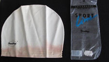 fashy Latex Badehaube Vintage Swimcap créme weiß