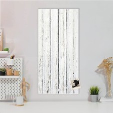 banjado Design Magnetwand aus Metall Motiv Pinnwand Magnettafel Bretterzaun