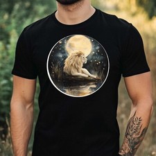 Herren T-Shirt Löwe im
