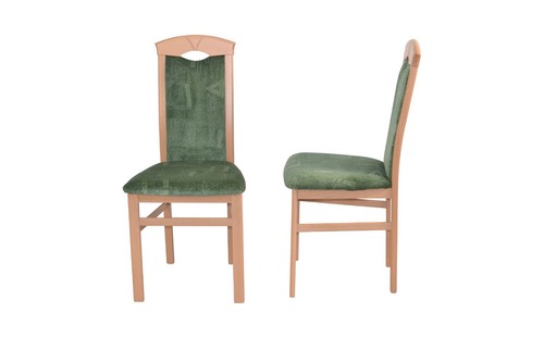 2er set stühle velour stoff - 2er,