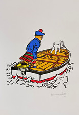 Unikat Comic Gemälde Tim und