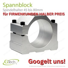 Frässpindelhalter Spindelhalter Spannblock 45 65 80 mm kV