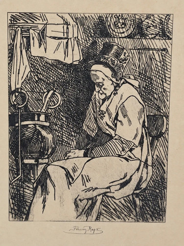 Félicien rops antique druck - félicien, rops-antique-druck