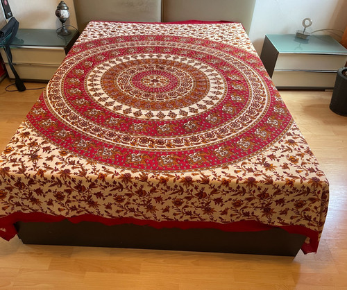Wandteppich tagesdecke indien - wandteppich,