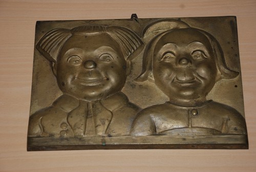 Messing wandrelief wandbild - messing,