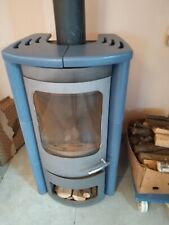 Hark Kamin-Ofen 40 K – 6 kW - Kacheln in Jeansblau - gebraucht