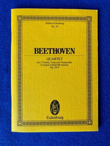 Studien partitur van beethoven - partitur,
