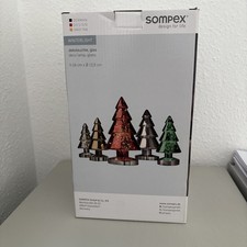 SOMPEX  - LED Ornament Weihnachtsbaum - Höhe 26 cm  - Gold