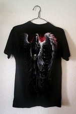 EMP Spiral Herren Shirt Angel Reaper Sensenmann Gr. S schwarz kurzarm Gothic Emo