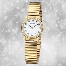 Armbanduhr Edelstahl gold