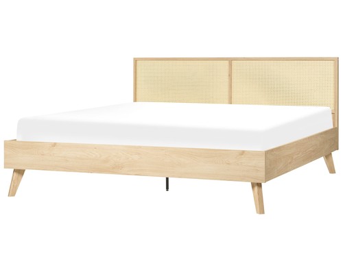 Bett heller holzfarbton - bett,