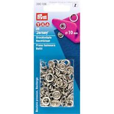 Prym Jersey Ring-Druckknöpfe Nachfüllset (10 mm/ silberfarbig/ 20 St.) 390106