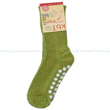 Hirsch Natur Stopper Socken Schurwolle kbT öko bio Wollsocken ABS Stoppersocken