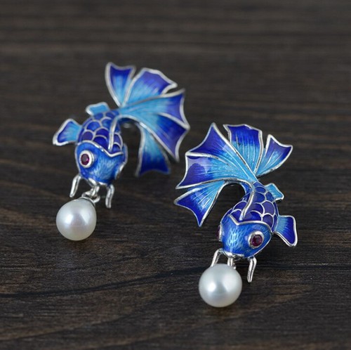 I05 cloisonne ohrring - i05,