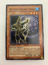 Yugioh Karte 1. Auflage DIE SECHS SAMURAI - YAICHI Monsterkarte STON-DE007 840