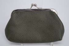 [12816] Chi Chi Fan Hamburg Geldbörse Geldbeutel Tasche Leder Grün Oliv