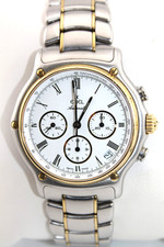 Ebel El Primero 1911 Automatik Chronograph Stahl/Gold Saphirglas Armbanduhr