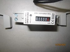 Hutschiene TS 35, Wechselstromzähler 5/45 Amp. mit RLS,  neuwertig