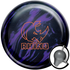 Bowling Ball Brunswick Rhino Purple Black