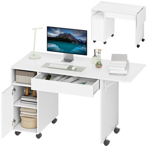 Rollbarer computertisch - rollbarer,