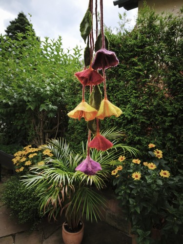 Blumen girlande filz - blumen,