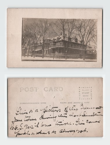Postkarte verschneite - postkarte,