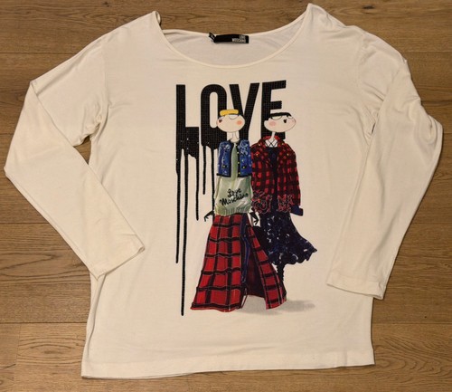 Damen shirt love - shirt/, moschino/