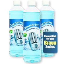 3 L Cleanerist Scherkopfreiniger Braun Rasierer für CCR Kartuschen Clean & Renew