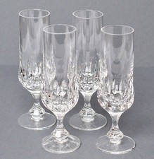 4 Kristallgläser Kristall Gläser Sektgläser Champagnergläser 1970er