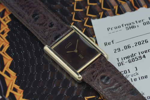 Cartier tank vermeil - cartier,