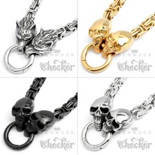 Totenkopf Königskette Wolf