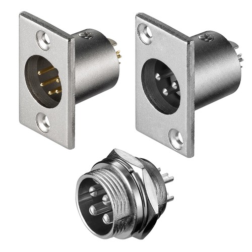 Pin xlr einbau stecker - 5,