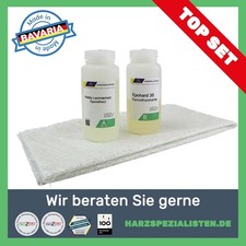 Reparatur SET 750g Epoxidharz und GFK Matte 300g/m²  für GFK Reparatur Pool Auto