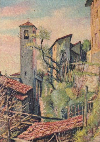 Postkarte gandria lago di - gandria, /