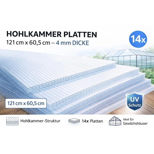 Doppelstegplatte 14x