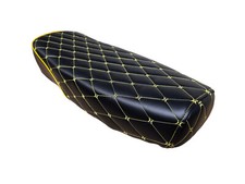 Simson Sitzbank passend für Simson S50 S51 S70 Enduro - Naht Gelb Karo