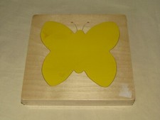 Lagenpuzzle Entwicklungspuzzle Holz Puzzle Schmetterling - ab 3 Jahre (2)