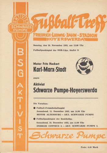 Ddr liga aktivist - 82/83,
