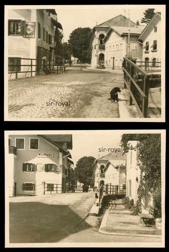 Mondsee 1941 strasse mit - -,