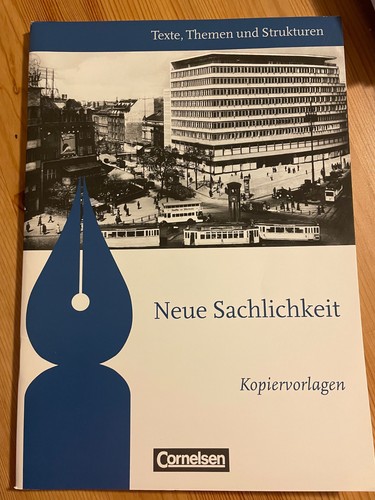 Cornelsen neue sachlichkeit - cornelsen,
