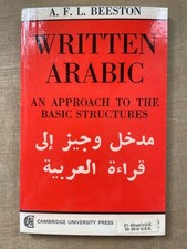Written Arabic. An approach to