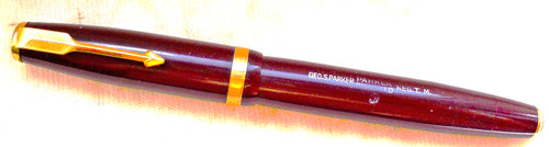 Parker duofold fountainpen in - ,