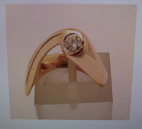Top designerring brillant 35 - brillant, 0,35